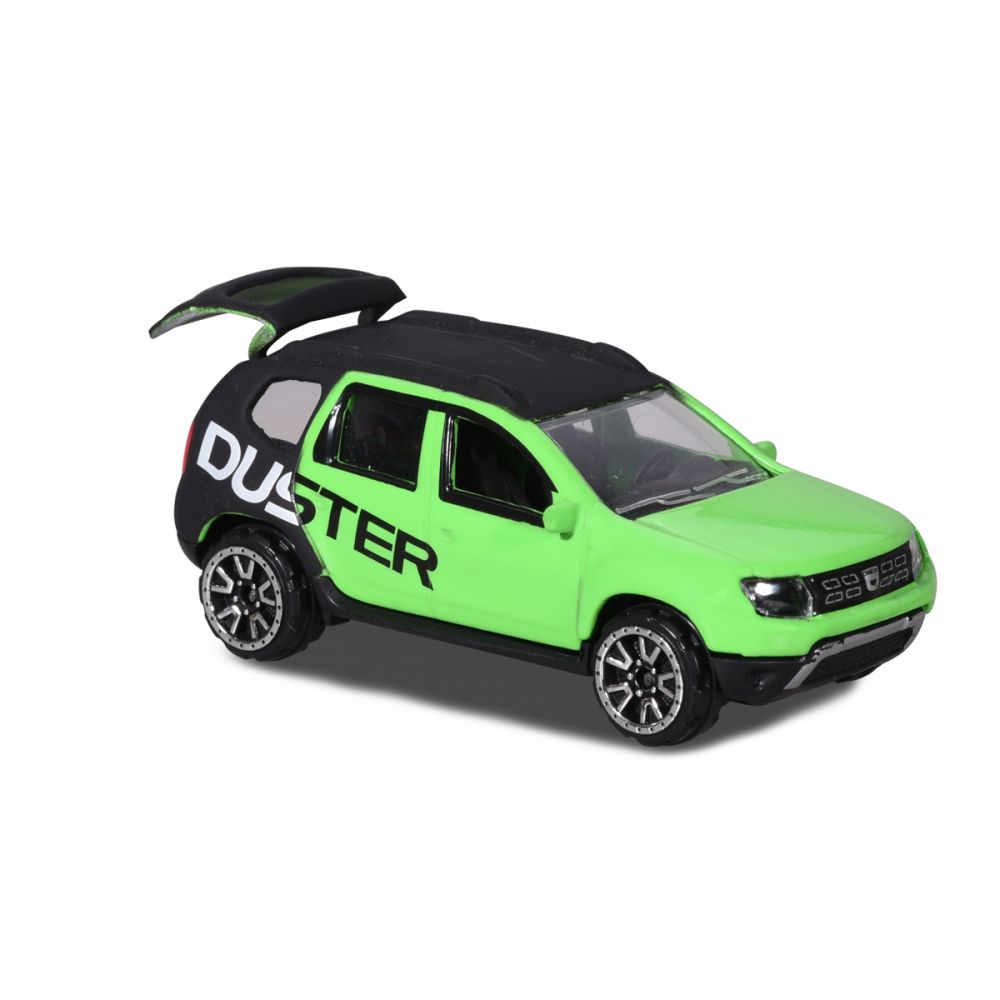 Set 5 masinute Dacia Duster, Majorette, cu Portbagaj Mobil