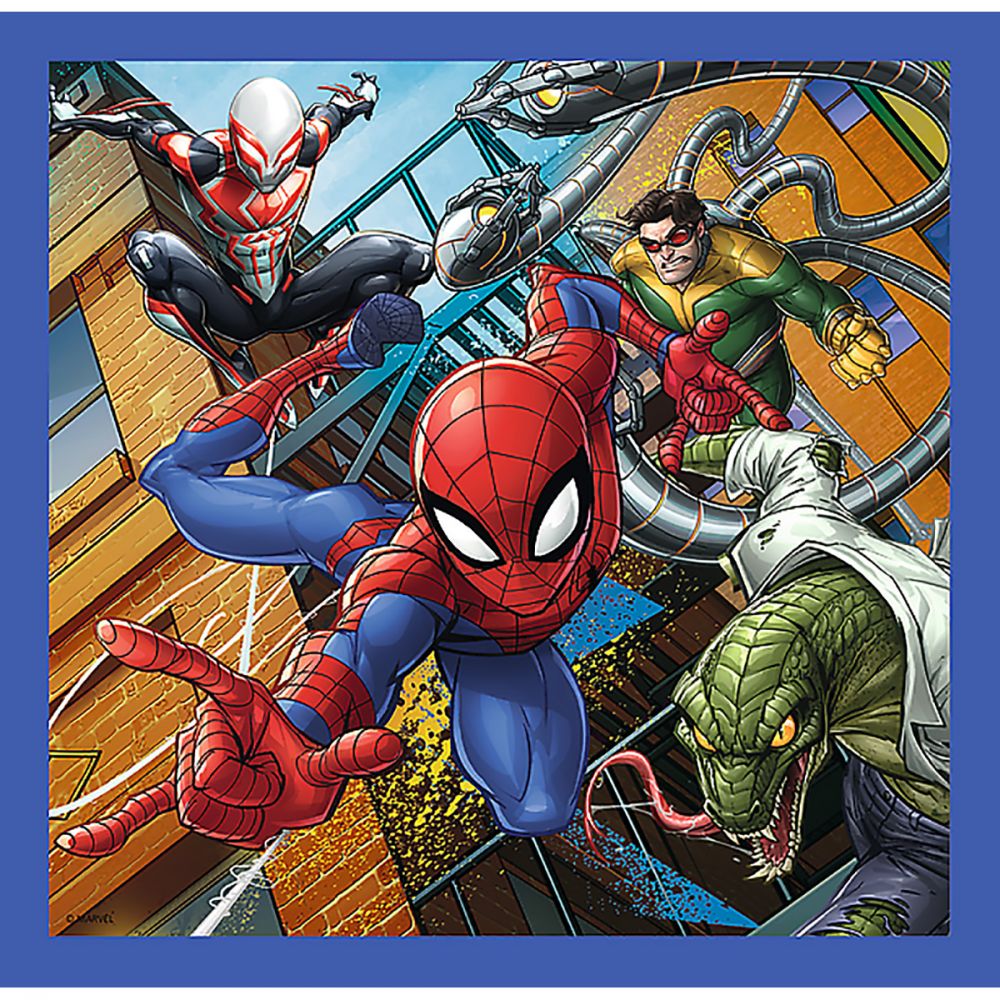 Puzzle 3 in 1 Trefl, Spiderman, Puterea paianjenului (20, 36, 50 piese)