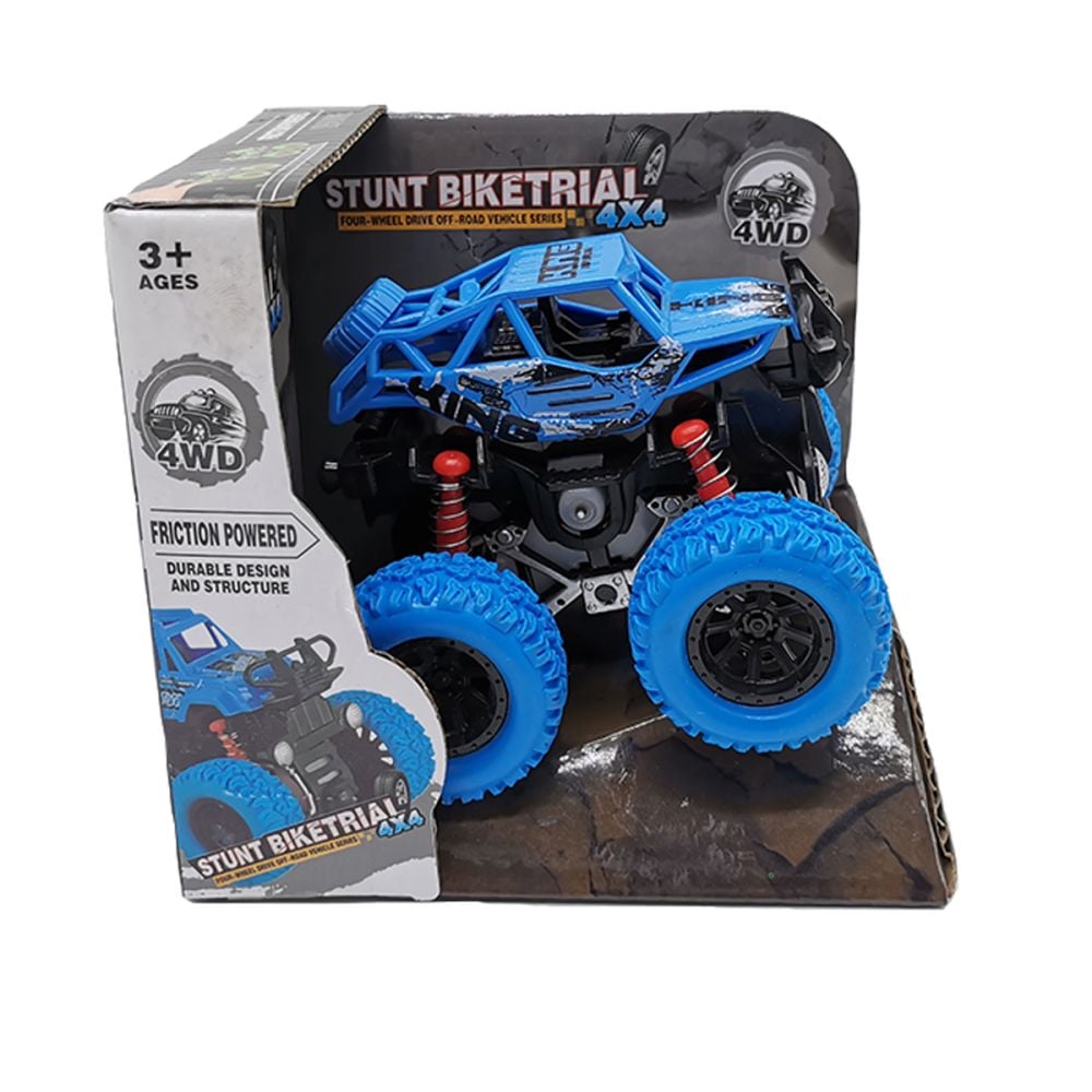 Masina de teren, Dihua, 4X4 cu pullback, albastru