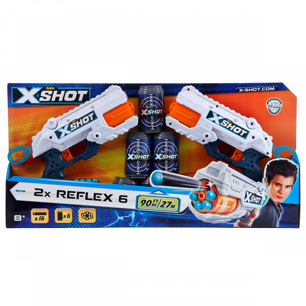 Set blaster X-Shot Excel Reflex 6 Combo