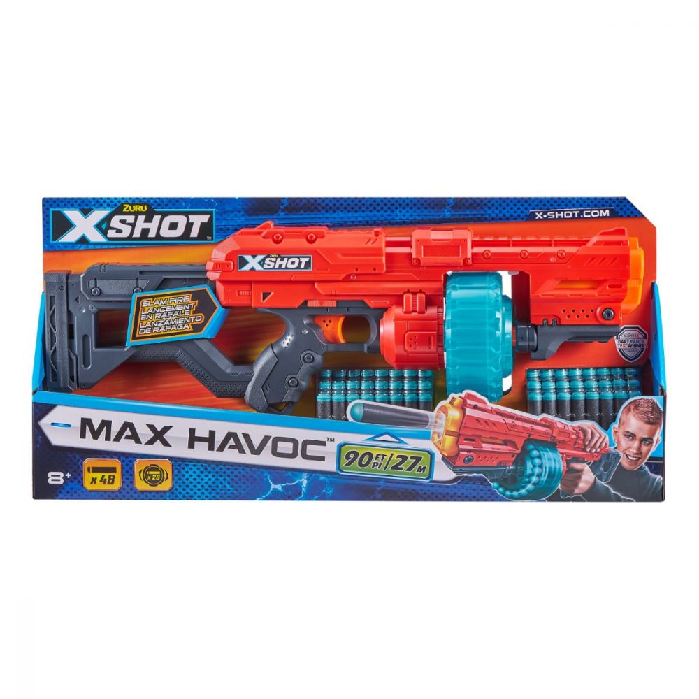 Blaster X-Shot Excel Max Havoc, 48 proiectile