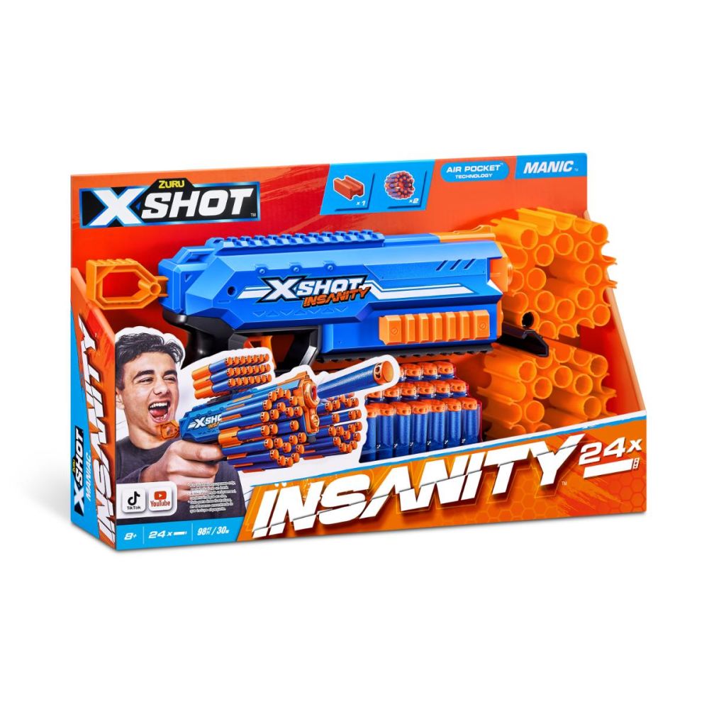 Pistol X-Shot, Insanity Manic, 24 proiectile