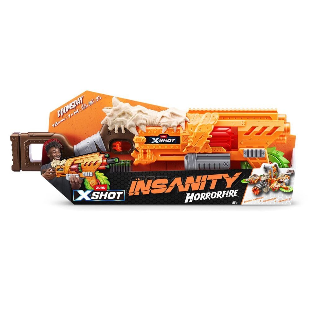 Arma de jucarie X-Shot, Horror Fire Doomsday, 16 proiectile