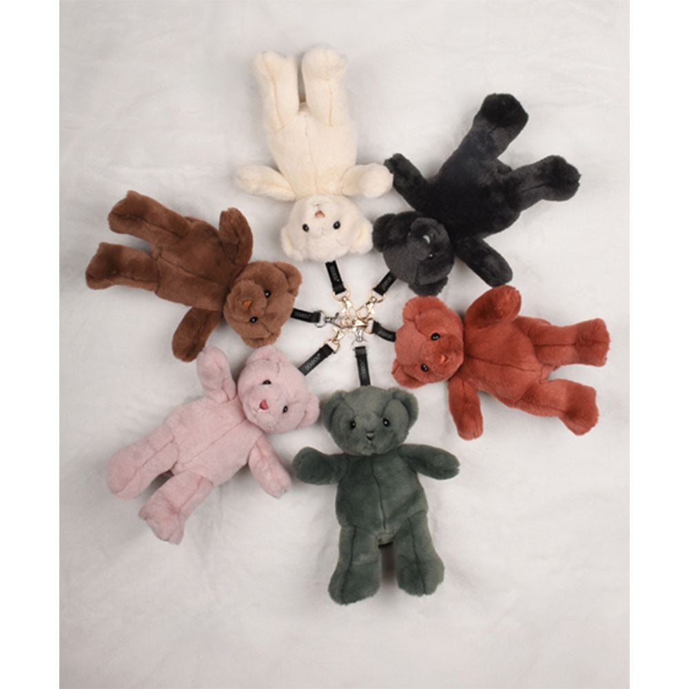 Jucarie de plus, Doudou, Breloc, Roz, 20 cm