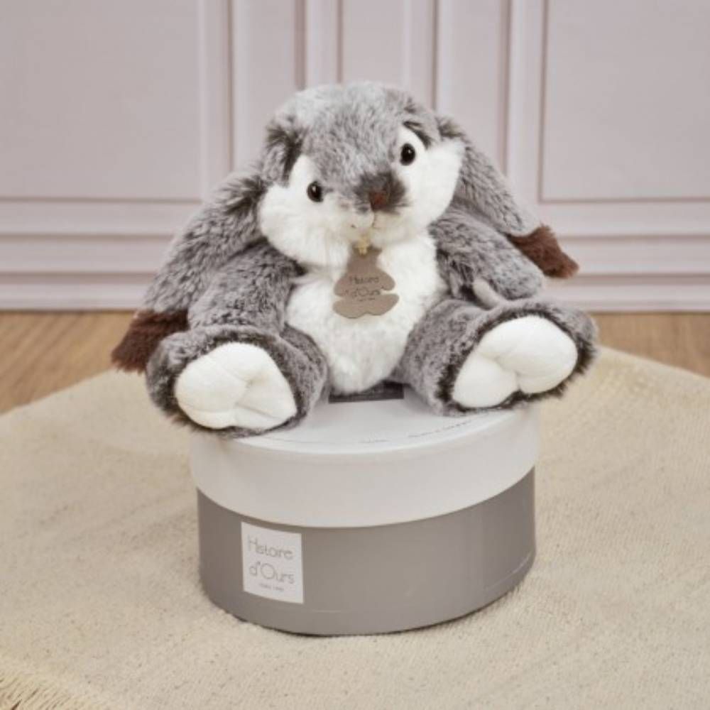 Jucarie de Plus, Histoire d'Ours, Iepurasul Marius, 20 cm, Gri