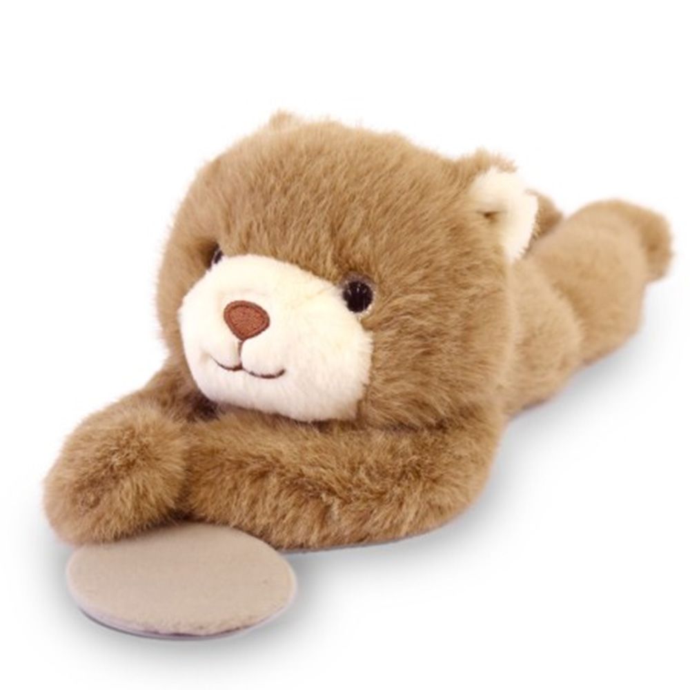 Jucarie de plus pentru relaxare si antistres, magnetic, Histoire d'Ours, Ursulet, Maro, 30 cm