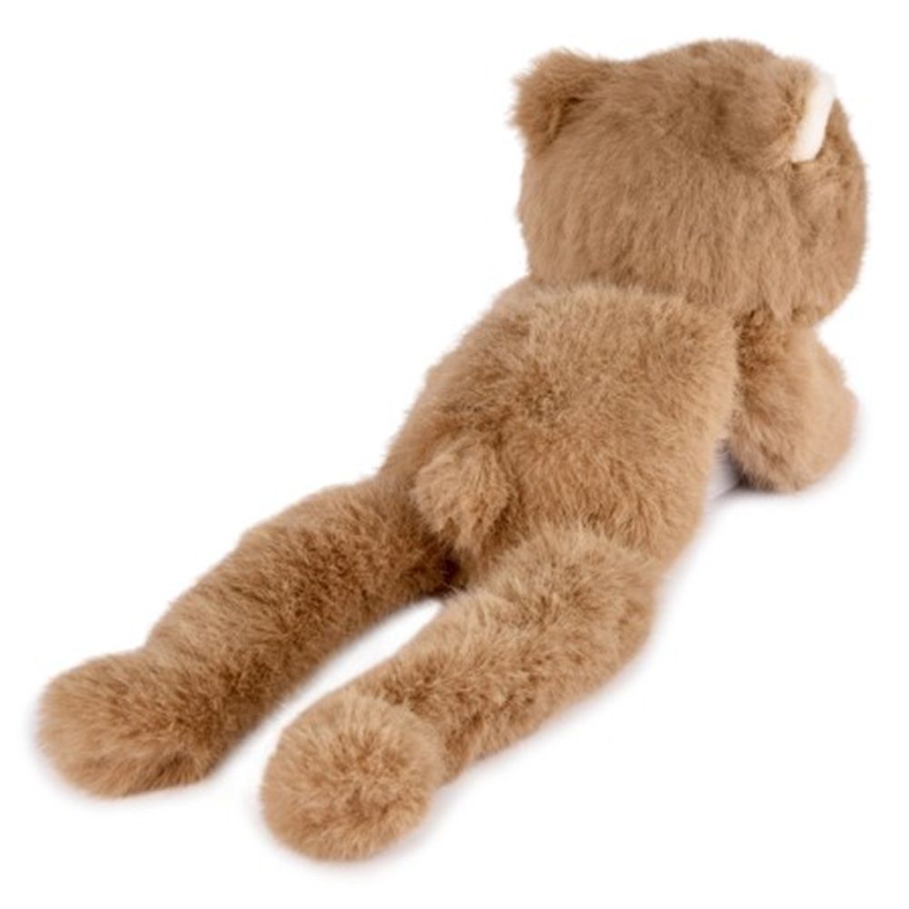 Jucarie de plus pentru relaxare si antistres, magnetic, Histoire d'Ours, Ursulet, Maro, 30 cm