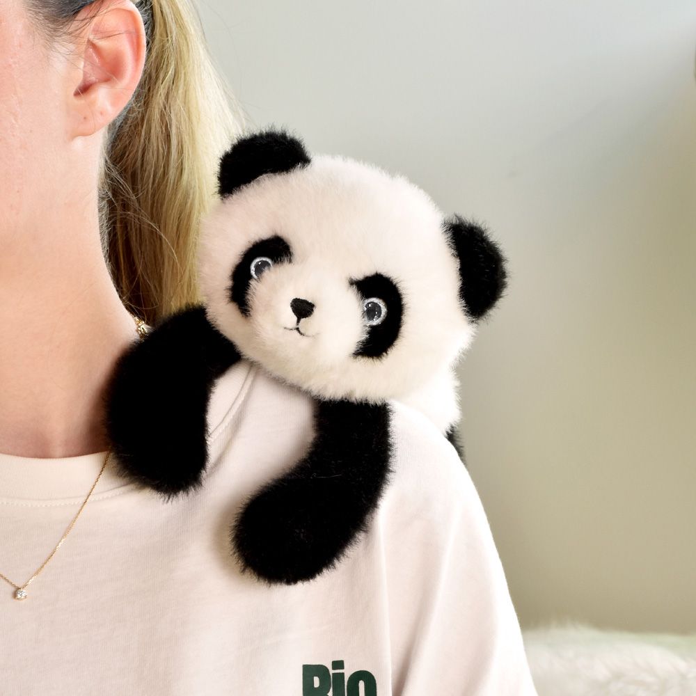 Jucarie de plus pentru relaxare si antistres, magnetic, Histoire d'Ours, Urs Panda, 30 cm