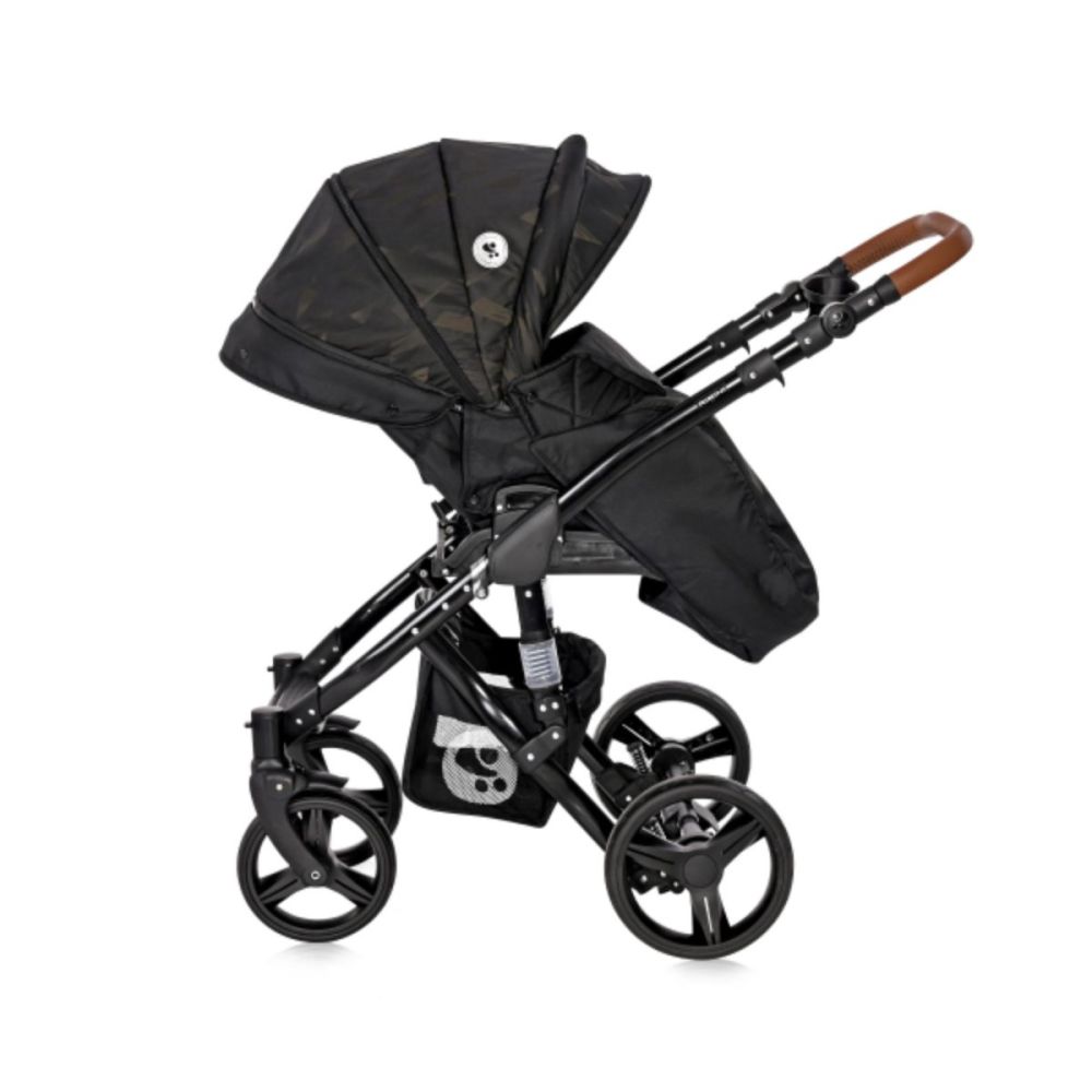 Set carucior, Lorelli, Rimini, 2 in 1, cos landou, Forest Green and Black