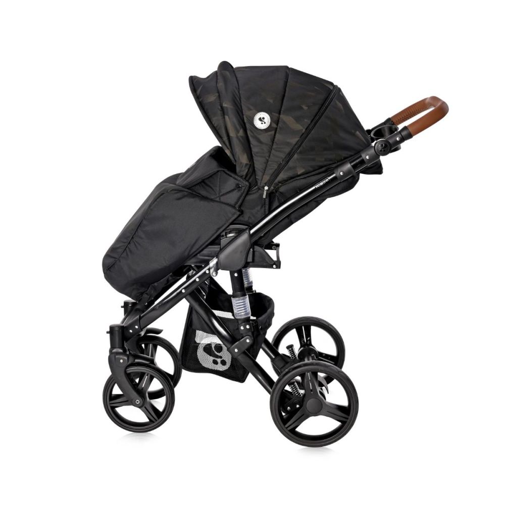 Set carucior, Lorelli, Rimini, 2 in 1, cos landou, Forest Green and Black