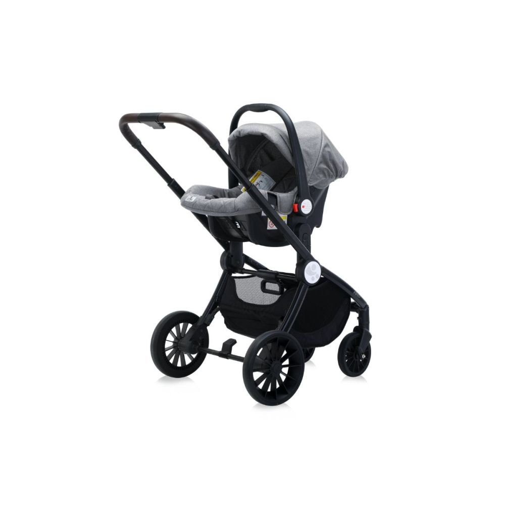 Set Carucior 3 in 1 Lorelli, Ramona Steel Grey