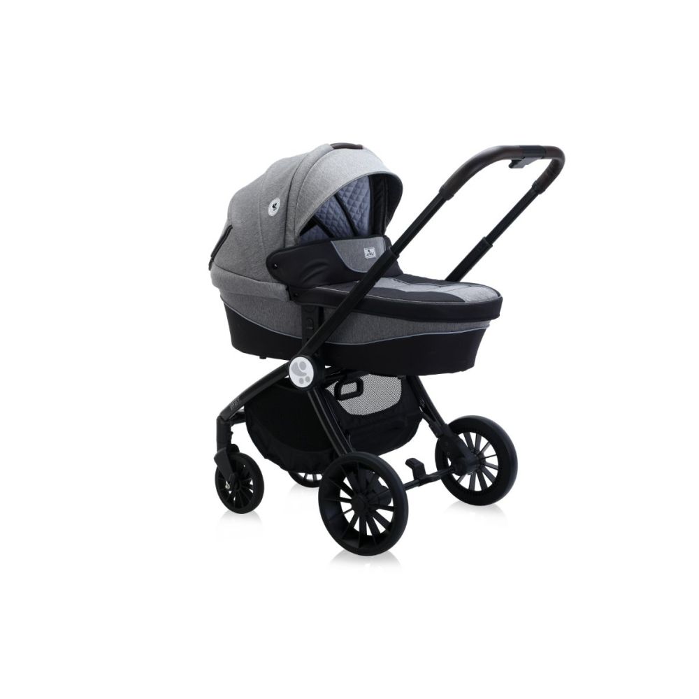 Set Carucior 3 in 1 Lorelli, Ramona Steel Grey