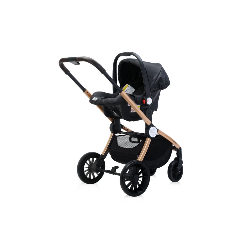 Set Carucior 3 in 1 Lorelli, Ramona Luxe Black