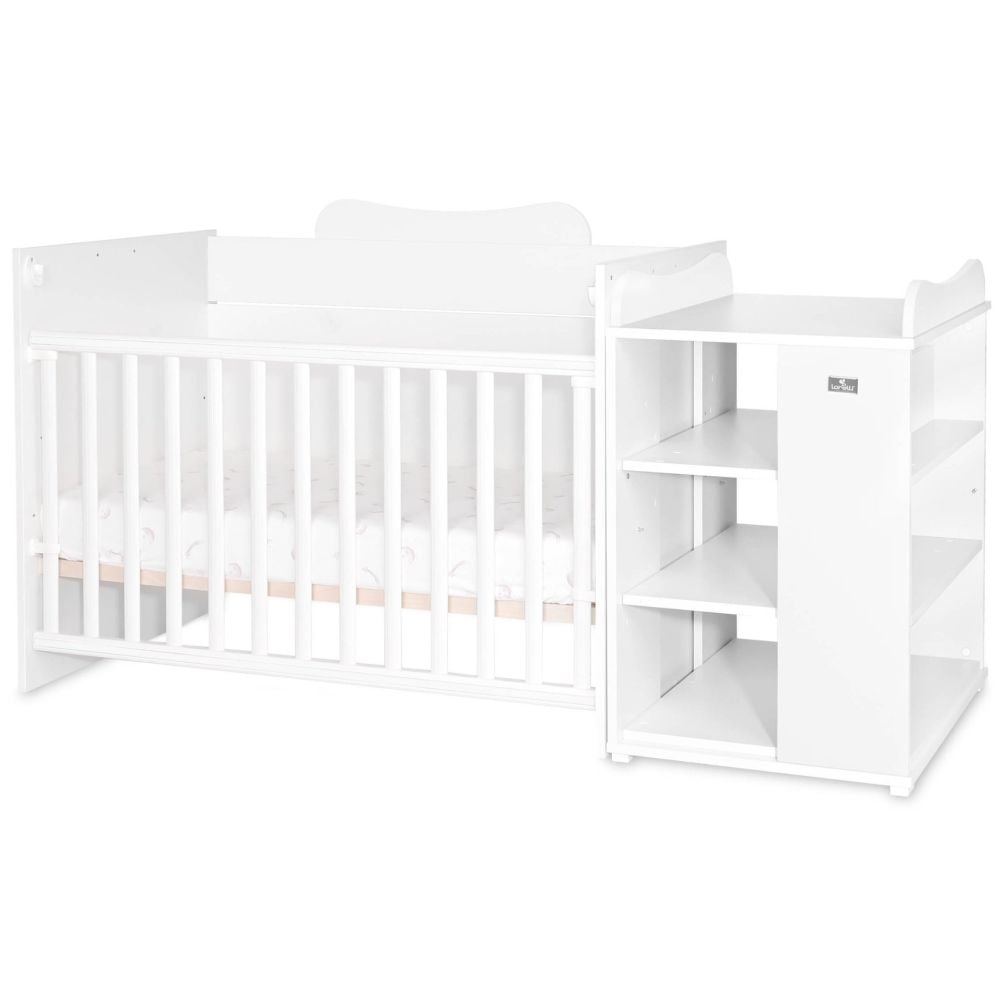 Patut modular multifunctional Lorelli, 5 configurari diferite, 190 x 72 cm, Multi White