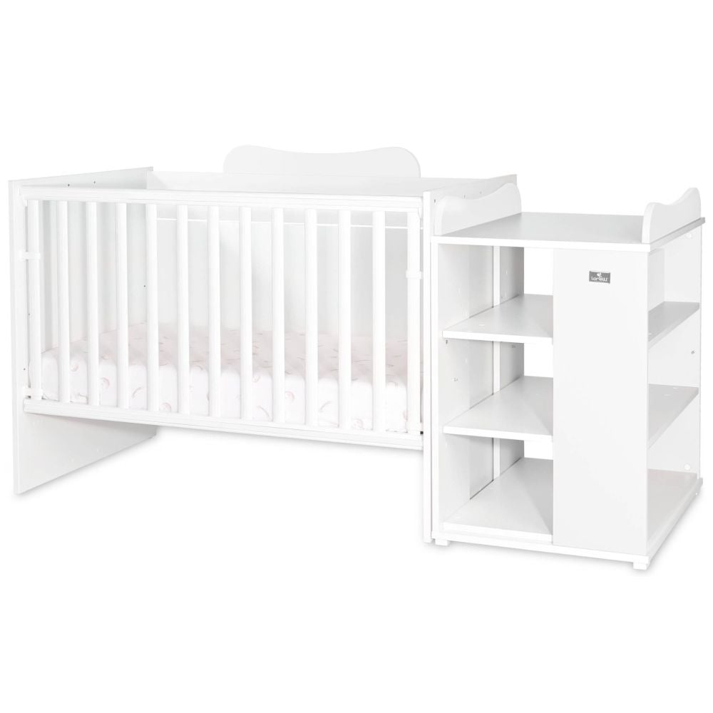 Patut modular multifunctional Lorelli, 5 configurari diferite, 190 x 72 cm, Multi White