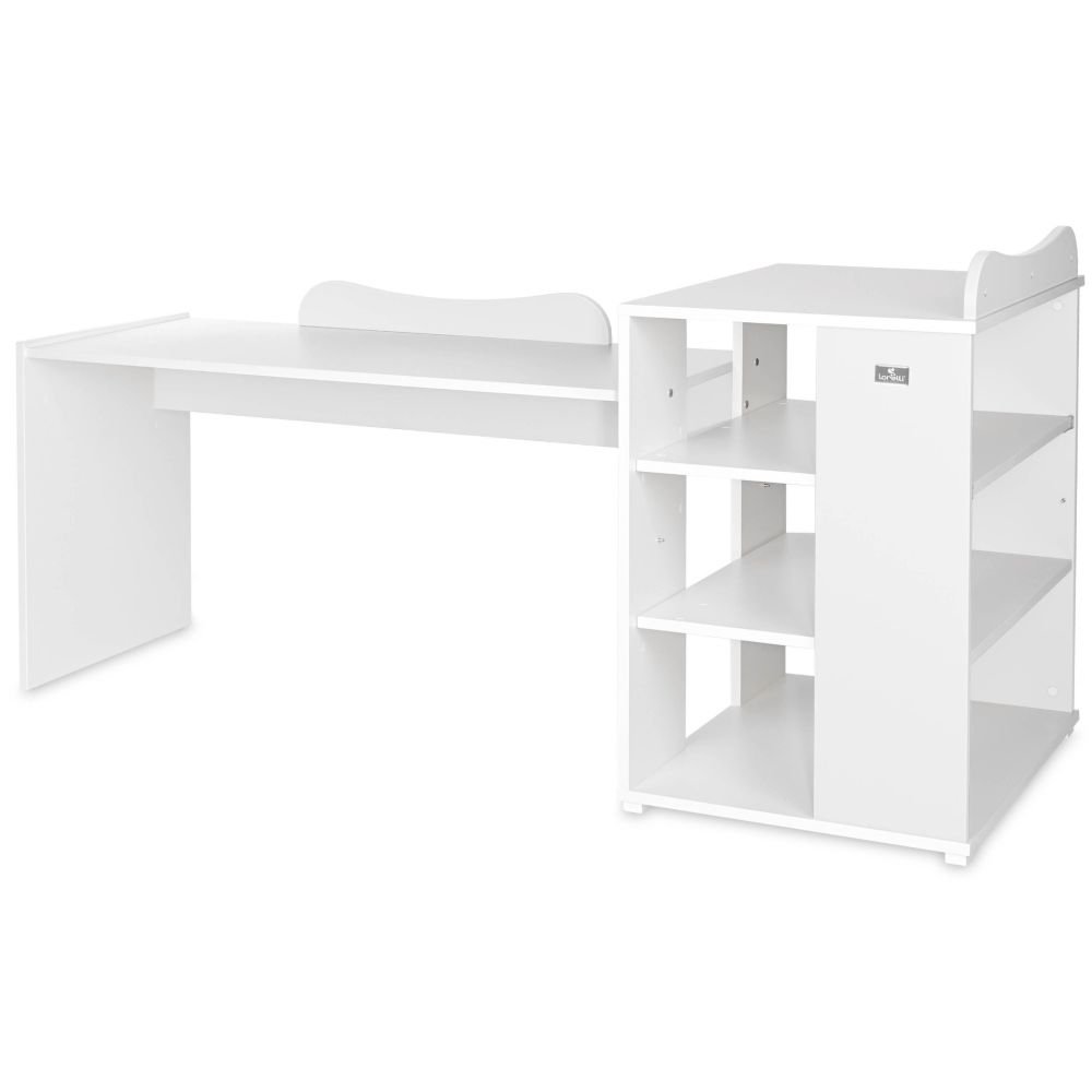 Patut modular multifunctional Lorelli, 5 configurari diferite, 190 x 72 cm, Multi White