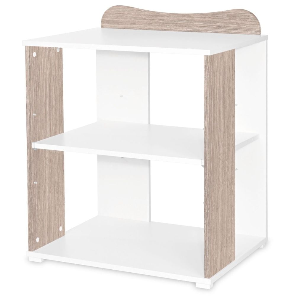 Patut modular multifunctional Lorelli, 5 configurari, diferite 190 x 72 cm, Multi White Coffe