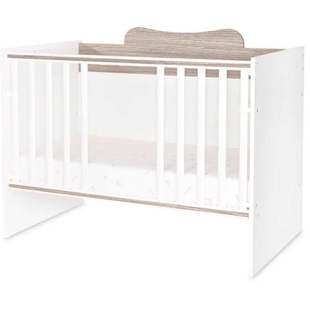 Patut modular multifunctional Lorelli, 5 configurari, diferite 190 x 72 cm, Multi White Coffe