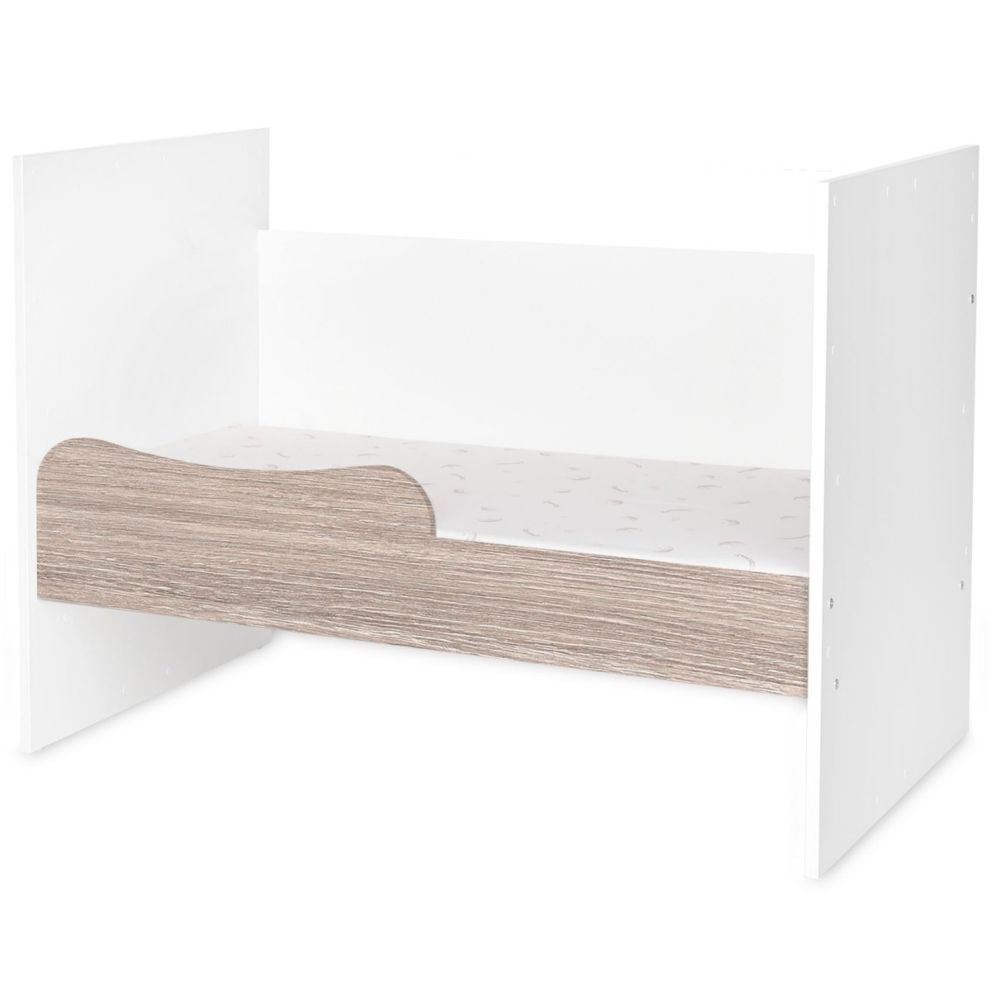 Patut modular multifunctional Lorelli, 5 configurari, diferite 190 x 72 cm, Multi White Coffe