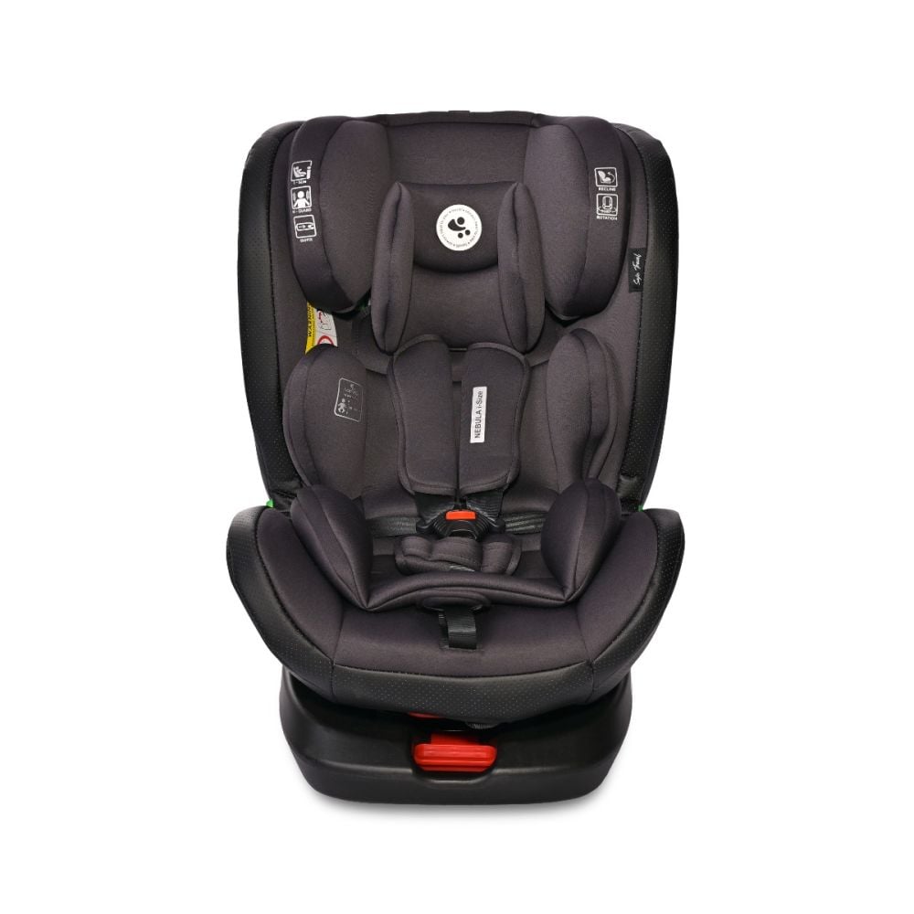 Scaun auto, Lorelli Nebula, i-Size, Isofix, rotativ, 0 luni-12 ani, 40-150 cm, Black
