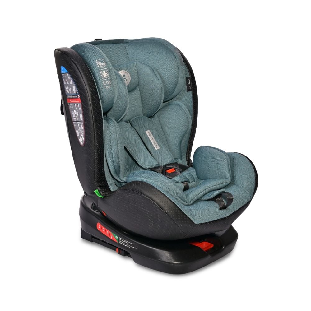 Scaun auto, Lorelli Nebula, i-Size, Isofix, rotativ, 0 luni-12 ani, 40-150 cm, Arctic