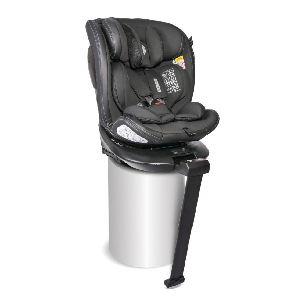 Scaun auto, Lorelli Estate, Isofix, 0 luni-12 ani, 40-150 cm, Black Jasper