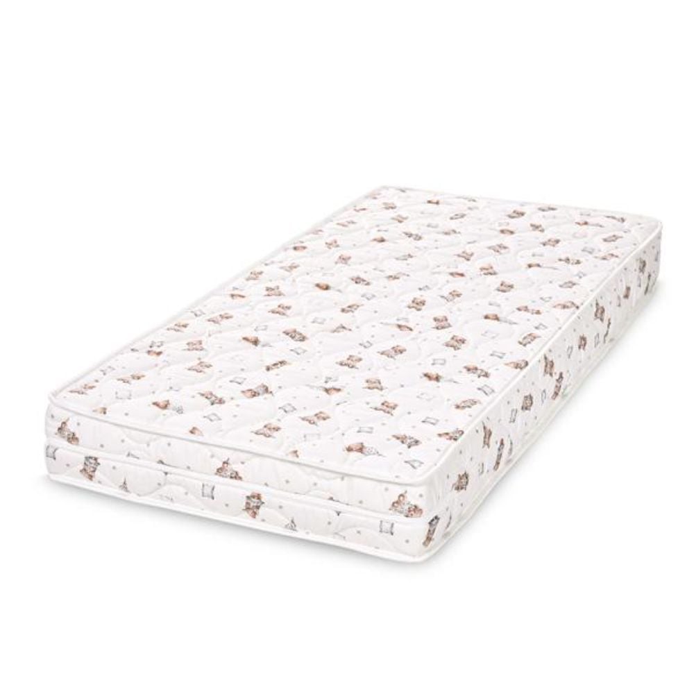 Saltea pat, Lorelli Relax, 60 x 120 x 12 cm, spuma elastica, Bear Pillow Beige