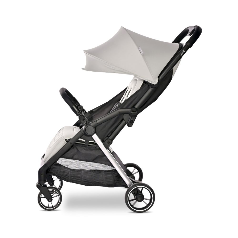 Carucior pentru nou-nascut autofold, Lorelli Loret, ultra-light, pana la 22 kg, Grey Jasper