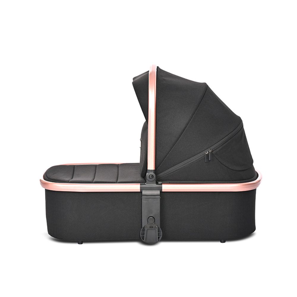 Carucior 3 in 1, Lorelli Reya, maner reversibil, pana la 22 kg, Black Jasper