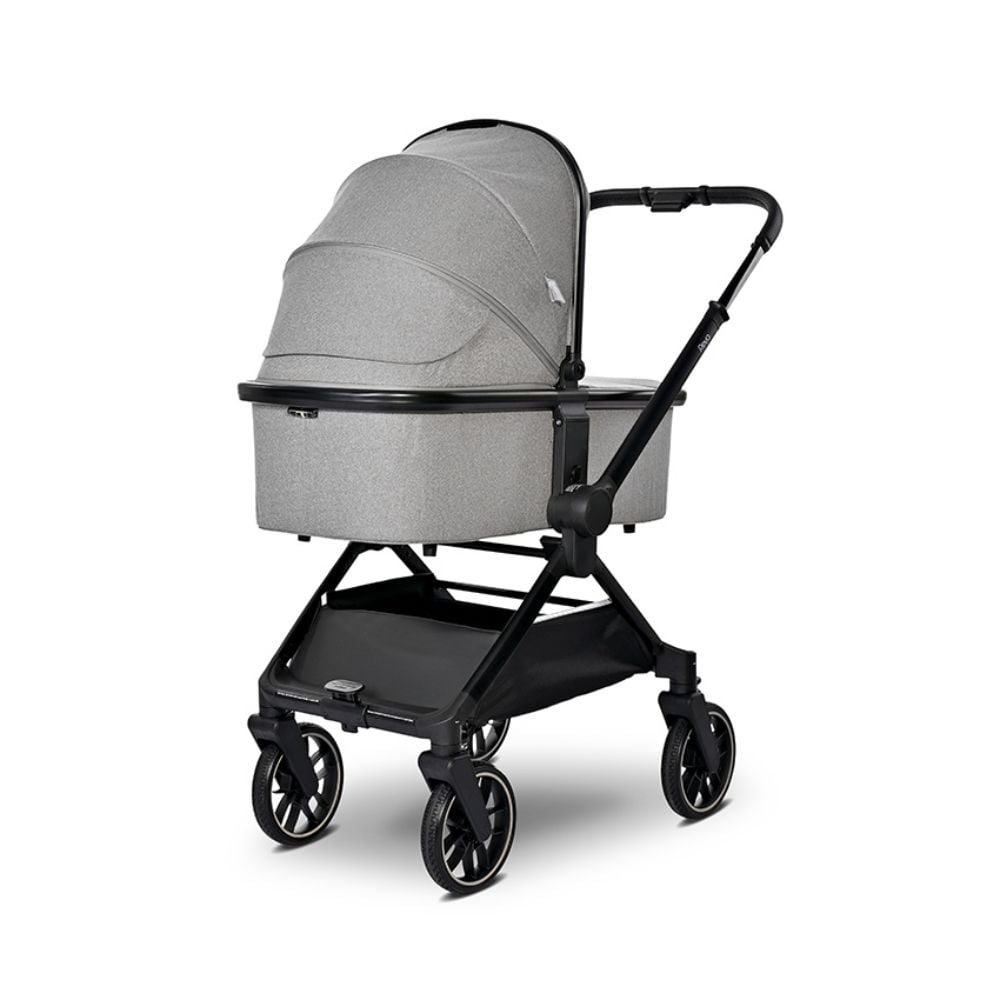 Carucior 3 in 1, Lorelli Reya, maner reversibil, pana la 22 kg, Grey