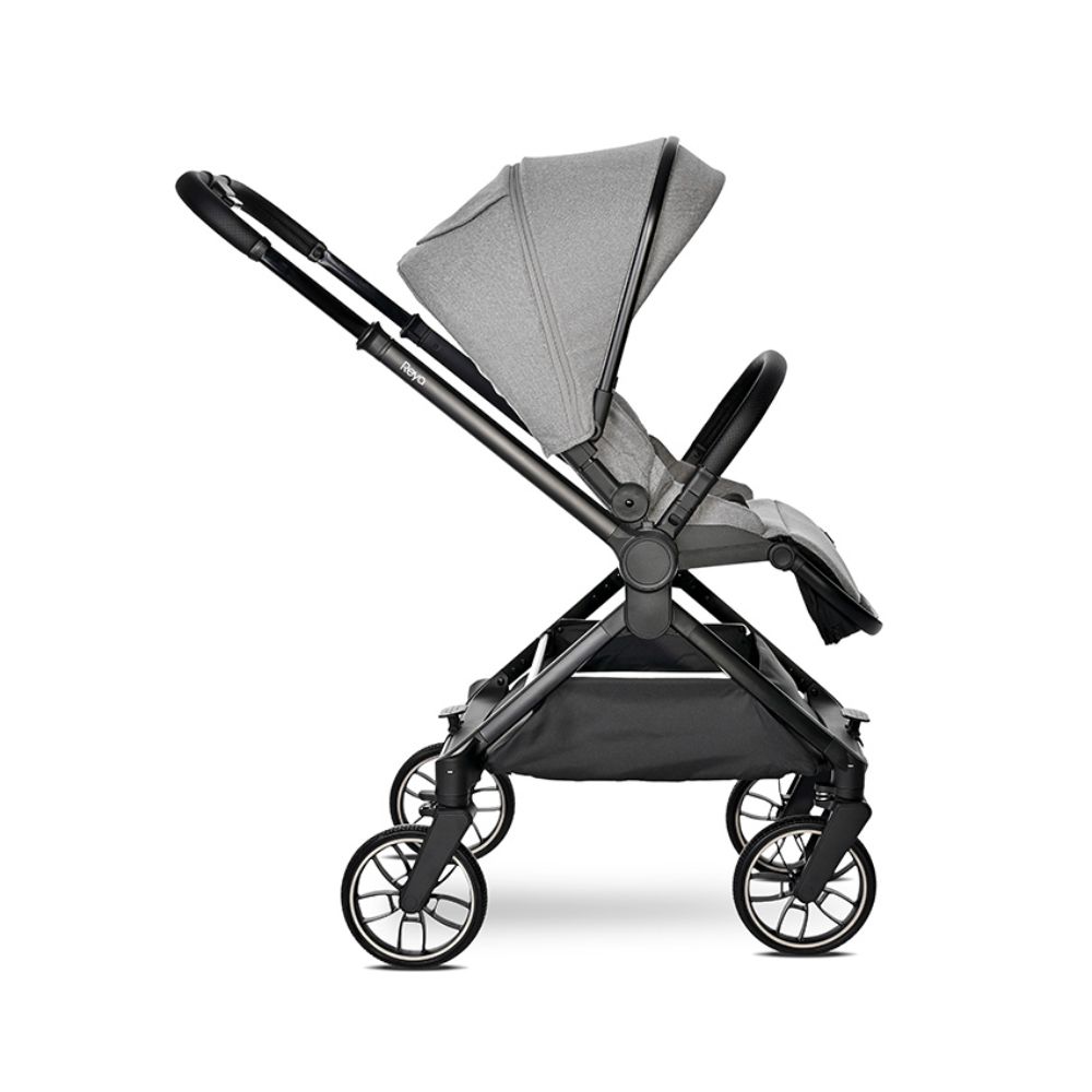 Carucior 3 in 1, Lorelli Reya, maner reversibil, pana la 22 kg, Grey