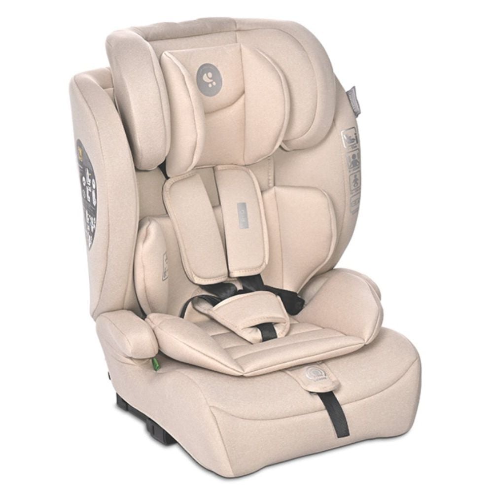 Scaun auto, Lorelli Rio, Isofix, 76-150 cm, 15 luni-12 ani, Beige
