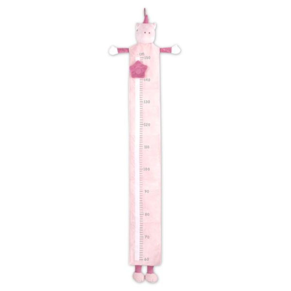 Taliometru din plus, Lorelli, scala de masurare de la 60 la 150 cm, 0 luni+, Unicorn Pink