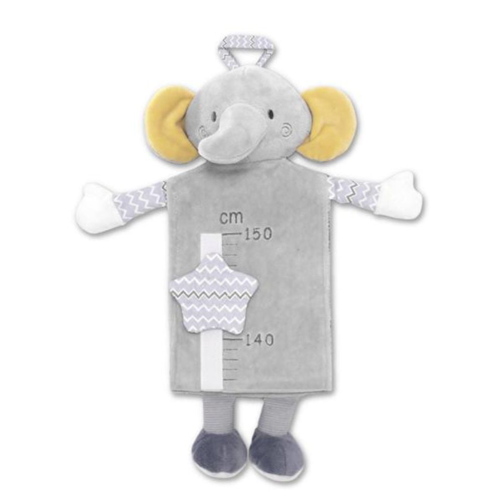 Taliometru din plus, Lorelli, scala de masurare de la 60 la 150 cm, 0 luni+, Elephant Grey