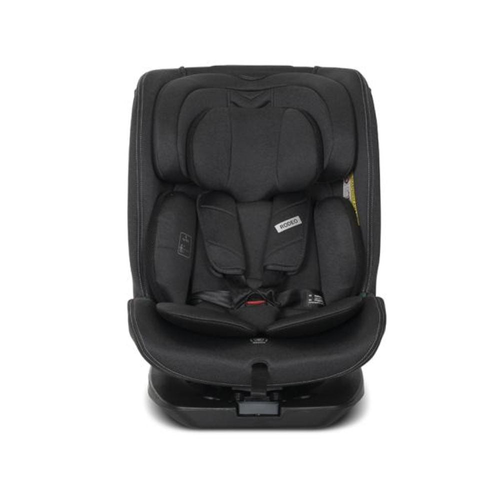 Scaun auto, Lorelli Rodeo, I-Size, Isofix, rotativ, 0 luni-12 ani, 40-150 cm, Black