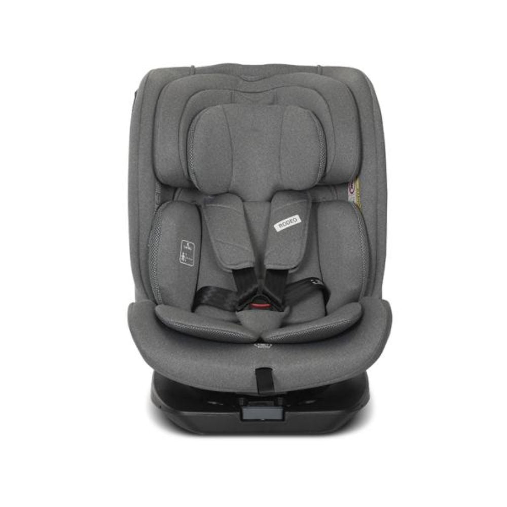 Scaun auto, Lorelli Rodeo, I-Size, Isofix, rotativ, 0 luni-12 ani, 40-150 cm, Grey