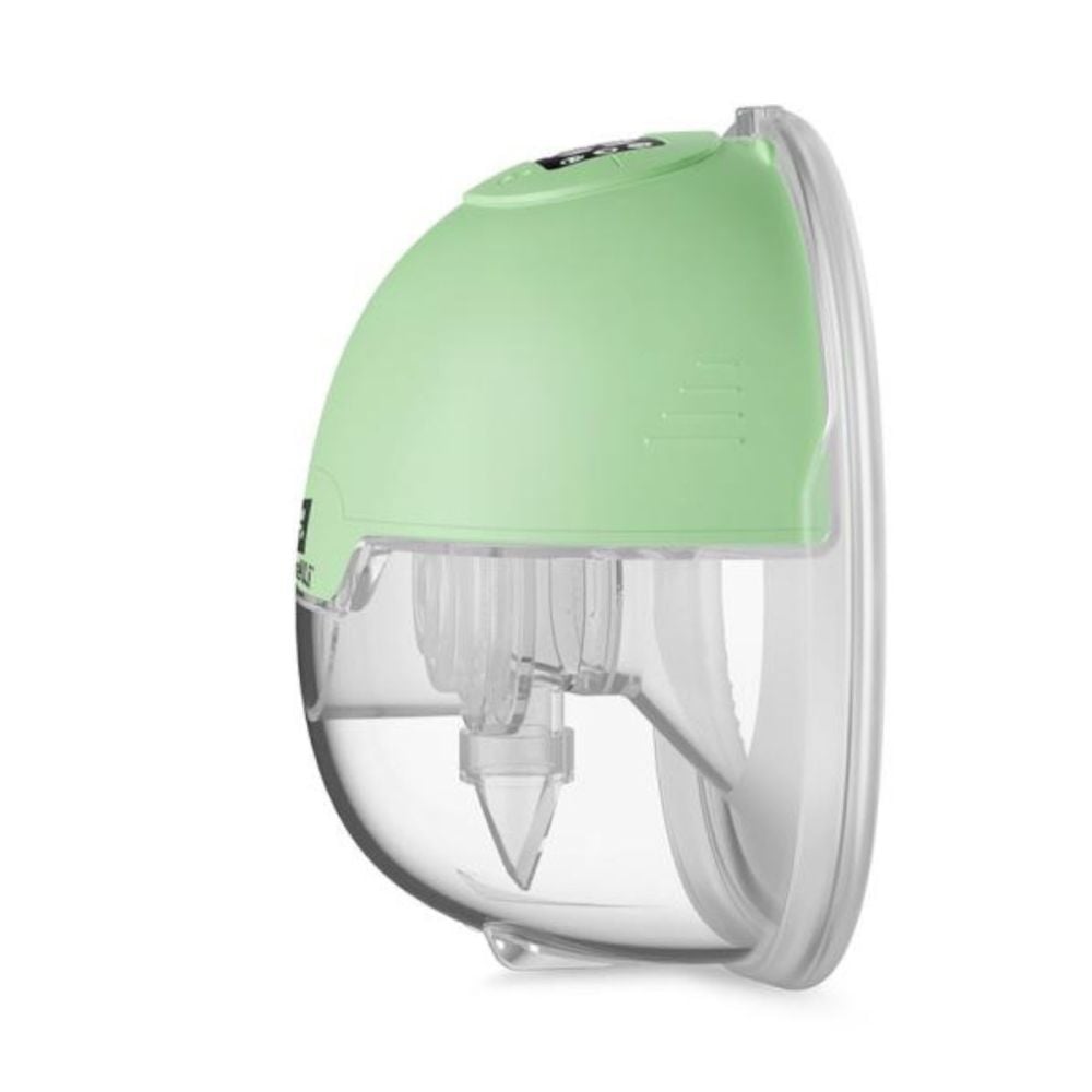 Pompa de san electrica portabila, Lorelli Aya, hands free, 3 moduri de operare, functie masaj, 15 niveluri, accesorii incluse, 180 ml, Green