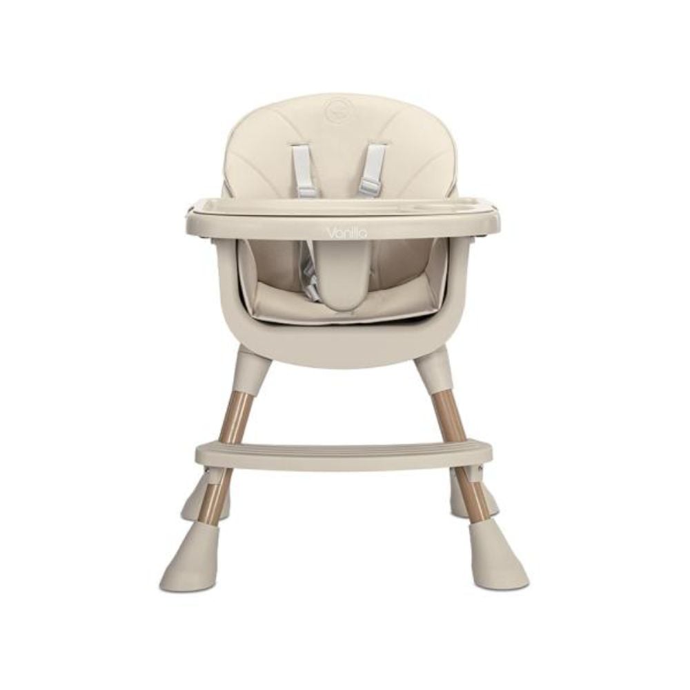 Scaun inalt de masa, Lorelli Vanilla, 3 in 1, de la 6 luni pana la 6 ani (26 kg), Beige