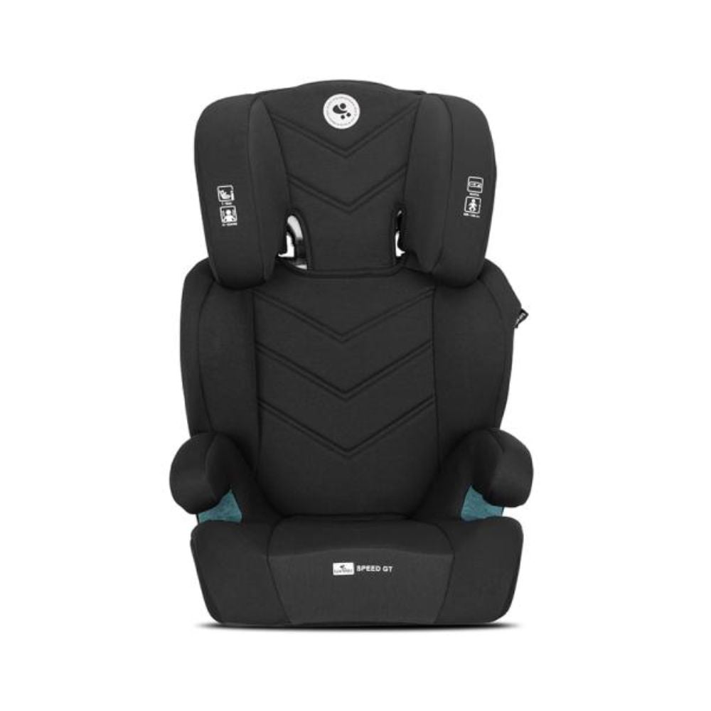 Scaun auto, Lorelli Speed GT, I-Size, Isofix, transformabil in inaltator auto, 3-12 ani, 100-150 cm, Black