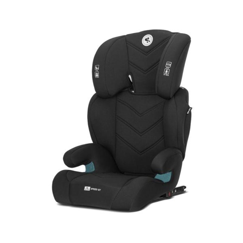 Scaun auto, Lorelli Speed GT, I-Size, Isofix, transformabil in inaltator auto, 3-12 ani, 100-150 cm, Black