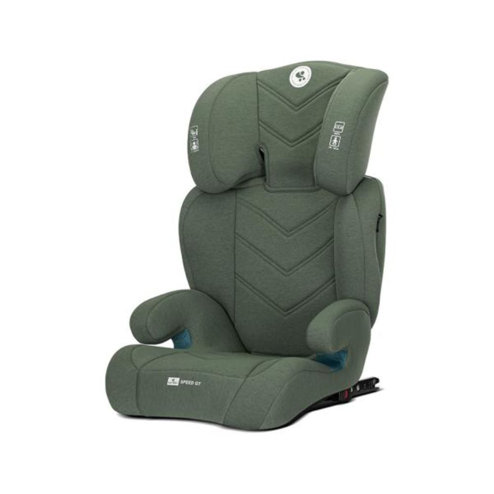 Scaun auto, Lorelli Speed GT, I-Size, Isofix, transformabil in inaltator auto, 3-12 ani, 100-150 cm, Green