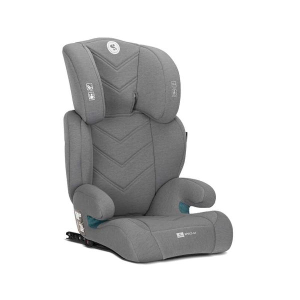 Scaun auto, Lorelli Speed GT, I-Size, Isofix, transformabil in inaltator auto, 3-12 ani, 100-150 cm, Grey