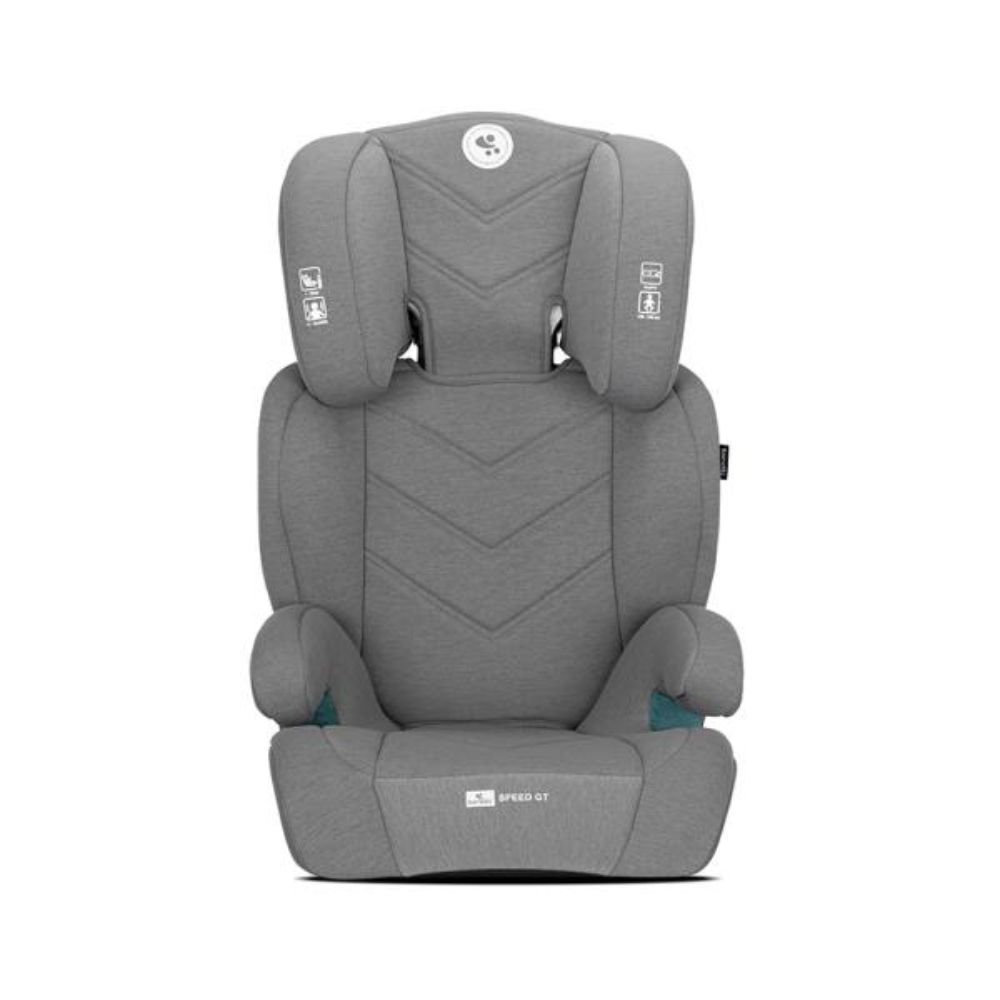 Scaun auto, Lorelli Speed GT, I-Size, Isofix, transformabil in inaltator auto, 3-12 ani, 100-150 cm, Grey