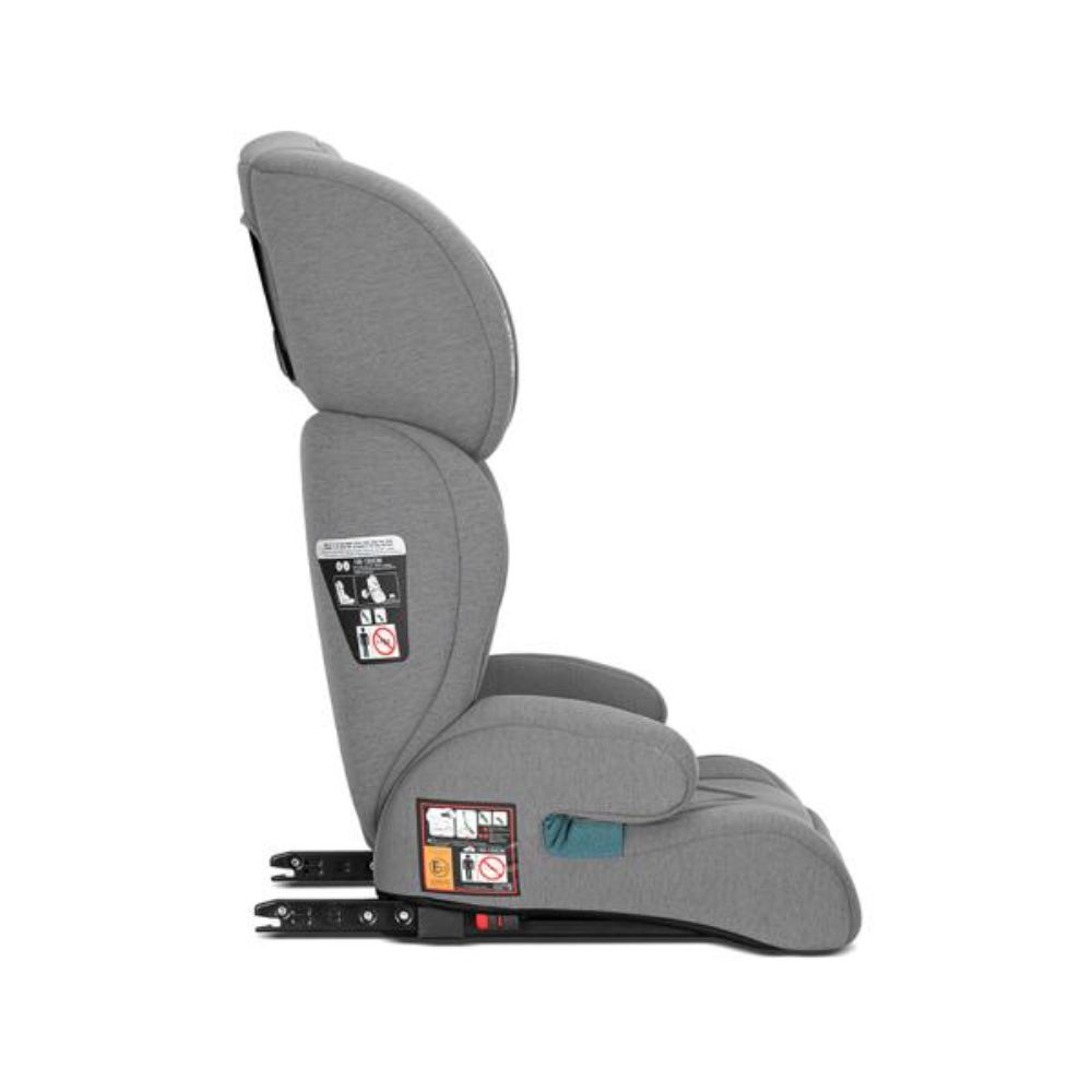 Scaun auto, Lorelli Speed GT, I-Size, Isofix, transformabil in inaltator auto, 3-12 ani, 100-150 cm, Grey