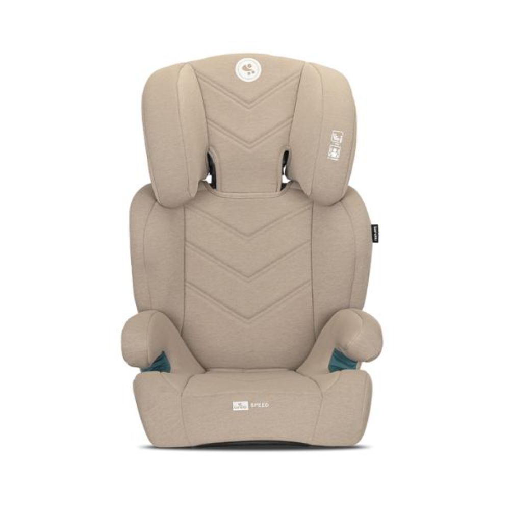 Scaun auto, Lorelli Speed, I-Size, transformabil in inaltator auto, 3-12 ani, 100-150 cm, Beige