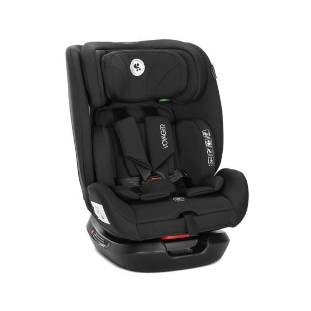 Scaun auto, Lorelli Voyager, I-Size, inclusa pernuta de calatorie, 0 luni-12 ani, 40-150 cm, Black