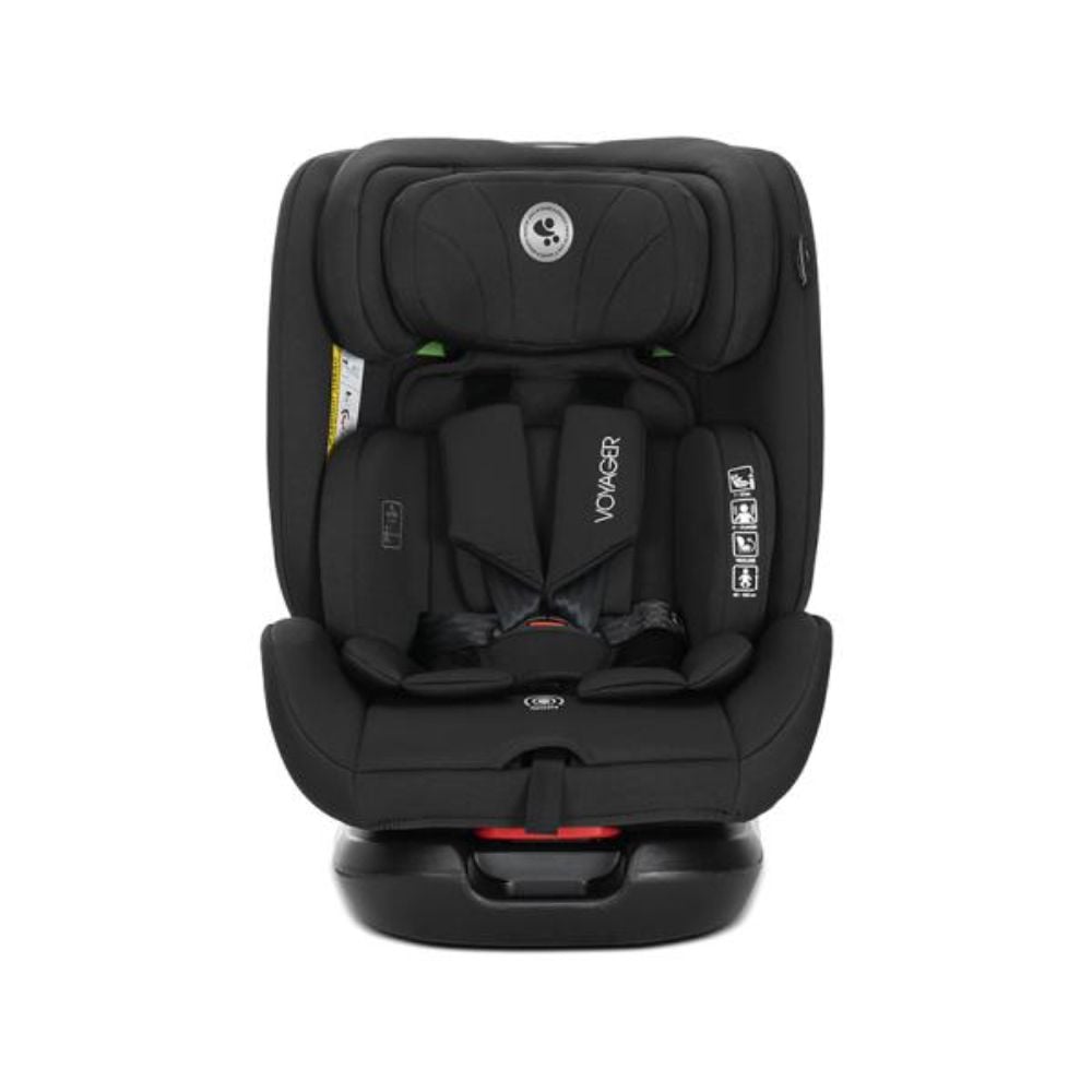 Scaun auto, Lorelli Voyager, I-Size, inclusa pernuta de calatorie, 0 luni-12 ani, 40-150 cm, Black