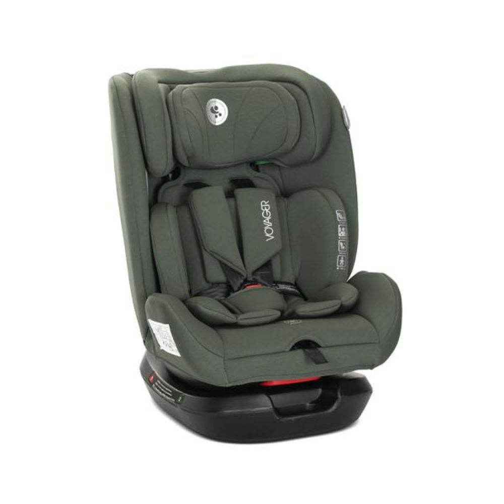 Scaun auto, Lorelli Voyager, I-Size, inclusa pernuta de calatorie, 0 luni-12 ani, 40-150 cm, Green
