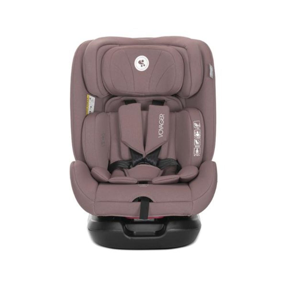 Scaun auto, Lorelli Voyager, I-Size, inclusa pernuta de calatorie, 0 luni-12 ani, 40-150 cm, Pink