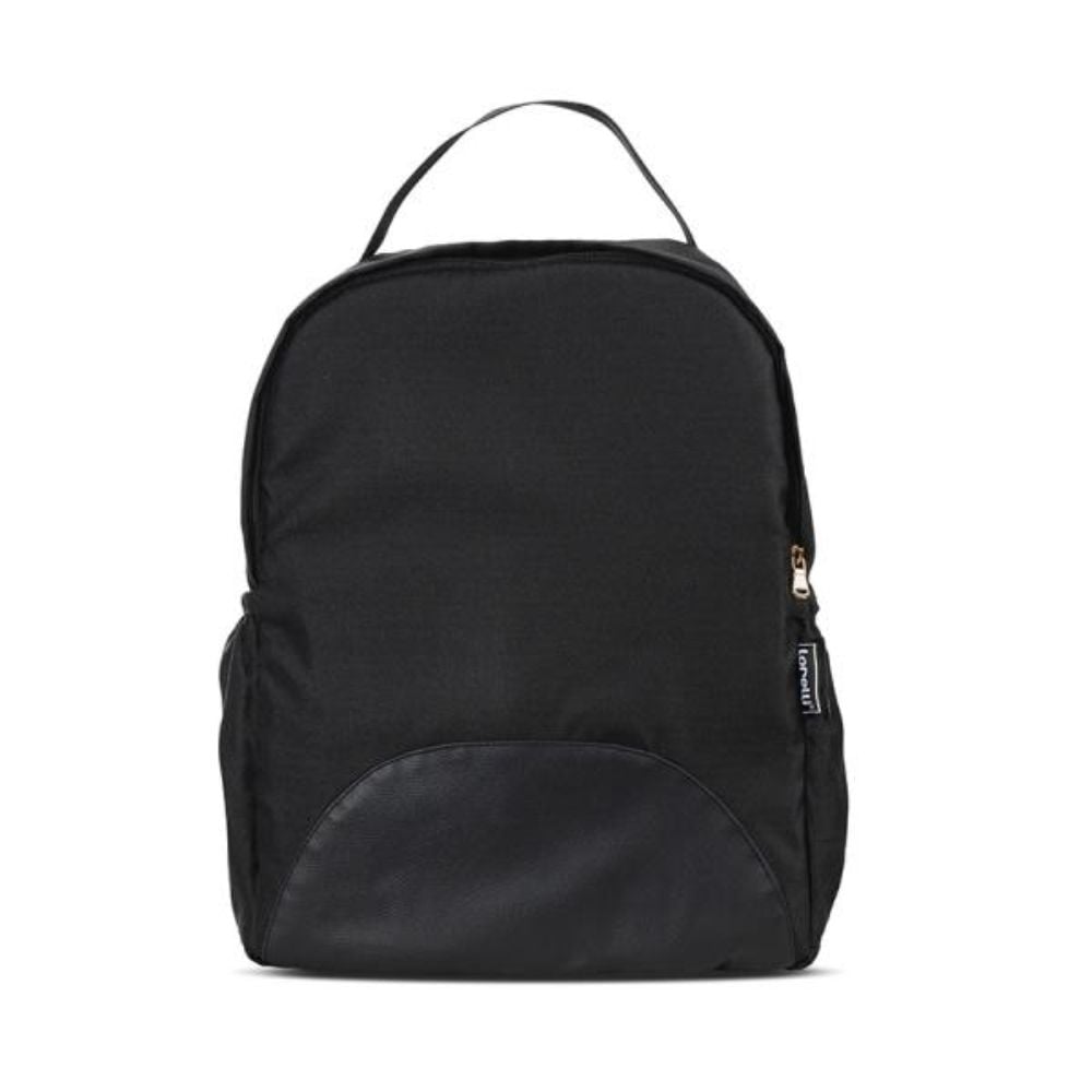 Carucior set 2 in 1, Lorelli Bianca, cos landou individual cu maner de transport, cadru din aluminiu, pana la 22 kg, Black